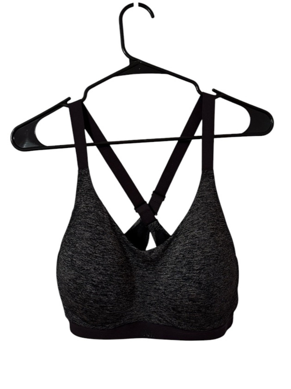 Victoria Secret Dark Gray Cross Back Sports Bra